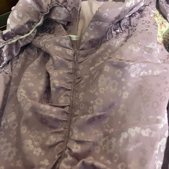 NWT For love lemons lilac purple Fiji cross front mini dress size S - Picture 10 of 12